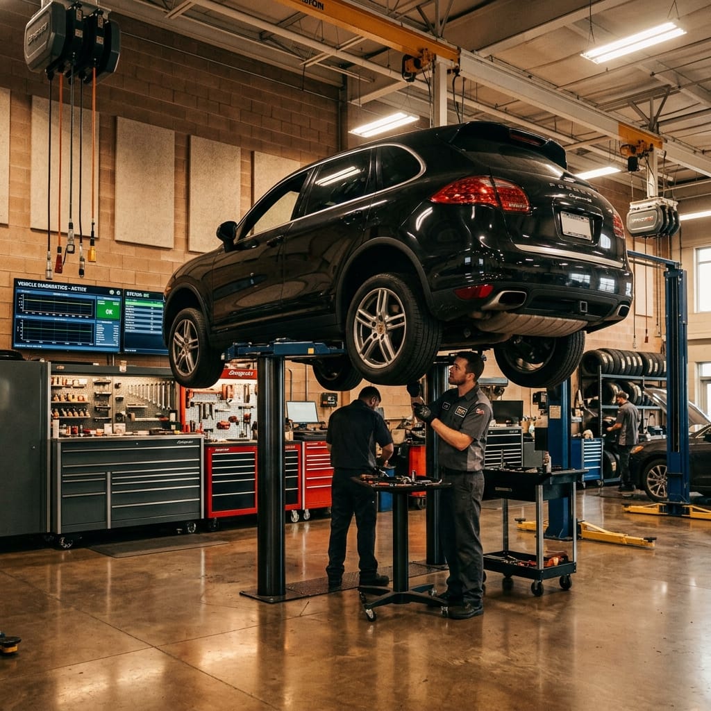 Golden Auto Service workshop photo