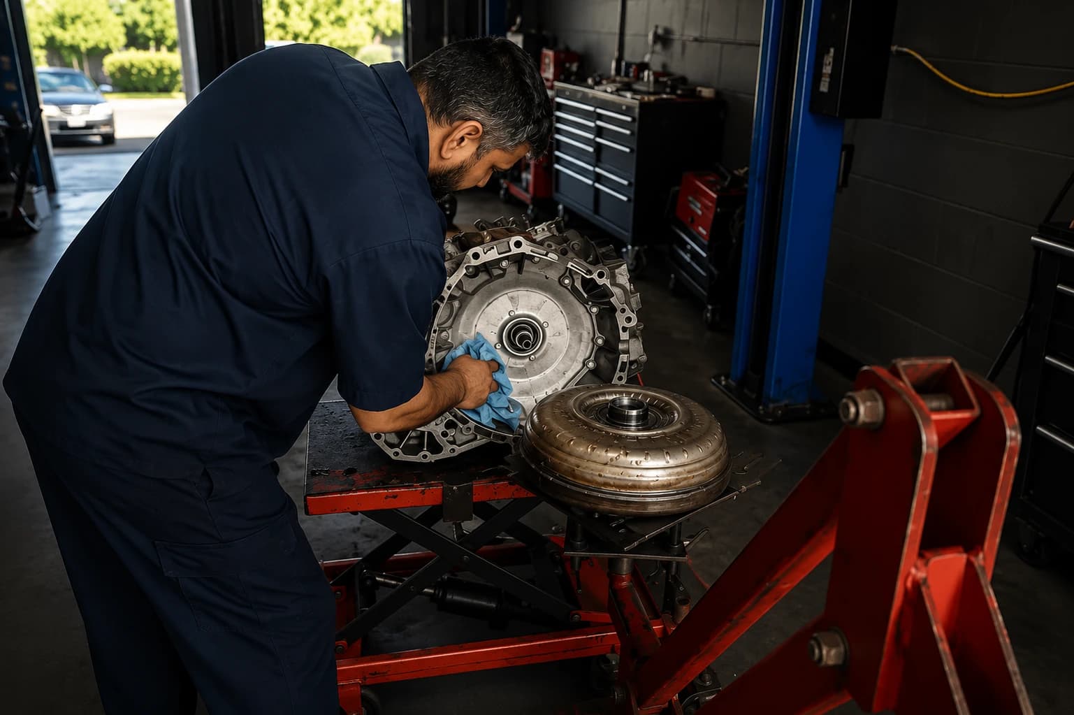 Expert technicians at work